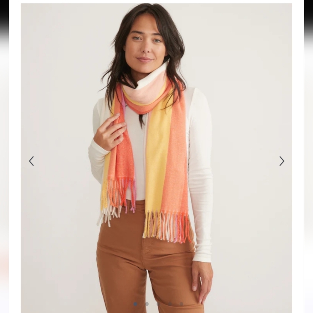 Marine Layer Archive Stripe‎ Scarf OS NEW